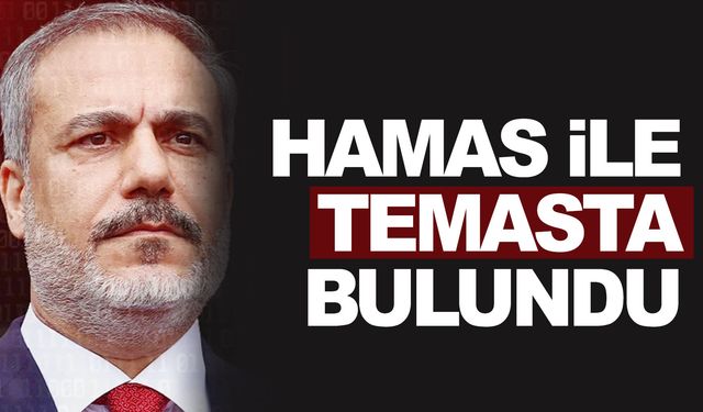 Hakan Fidan Hamas ile görüştü