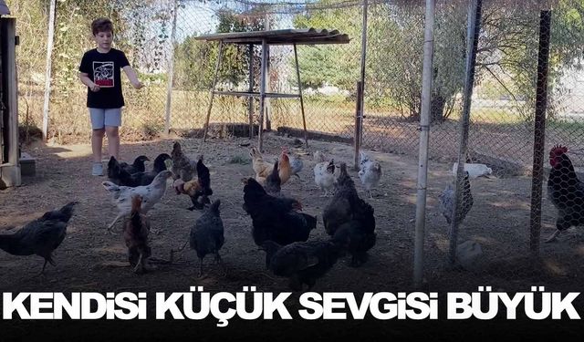 Hayvan sevgisiyle örnek oluyor