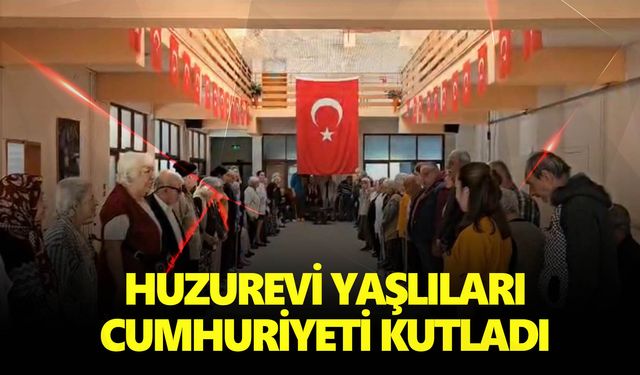 Manisa Özel Huzurevi Vakfı Huzurevi gönüllüleri Cumhuriyeti kutladı