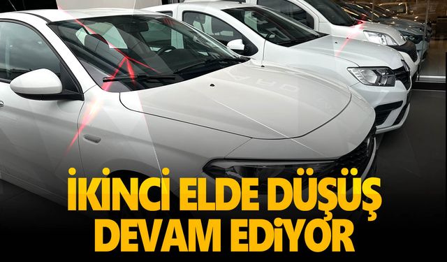 İkinci el otomobilde fiyatlar düşmeye devam ediyor