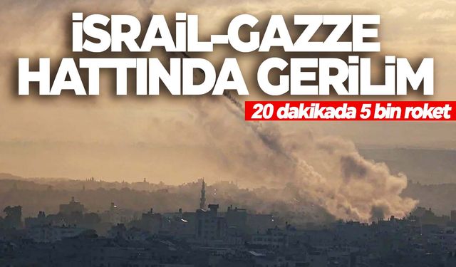 Hamas, İsrail’e saldırdı… Savaş durumu alarmı verildi!