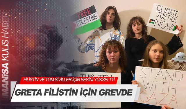 İsveçli çevre aktivisti Thunberg, Filistin’e destek için grev başlattı