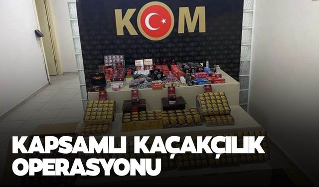 İzmir’de 19 ilçede 32 ayrı kaçakçılık operasyonu