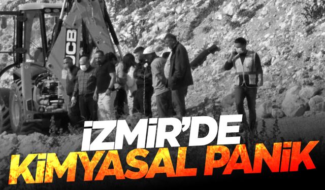 İzmir'de 'kimyasal atık' şüphesi! İncelemeye alındı!