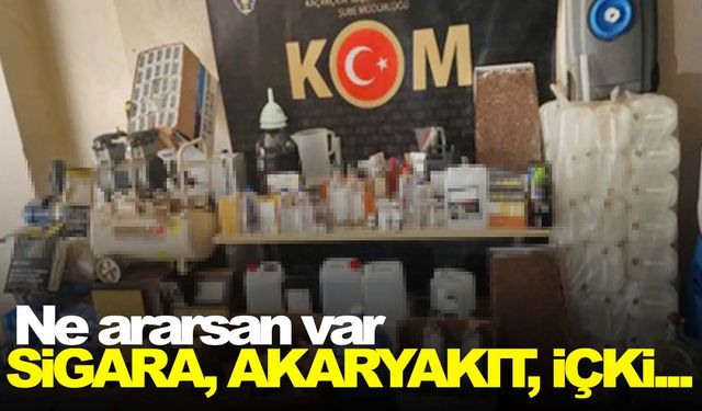 İzmir’in 9 ilçesinde kaçakçılık operasyonu