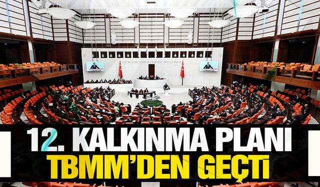 12.Kalkınma Planı TBMM'den geçti