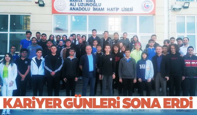 Ali Uzunoğlu İmam Hatip Lisesinde Kariyer Günleri sona erdi