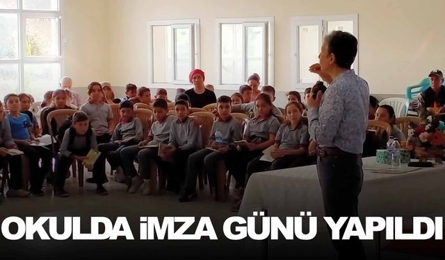 Koca Seyit romanının yazarı öğrencilerle buluştu