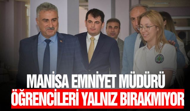 Manisa Emniyet Müdürü okul ziyaretlerini sürdürüyor