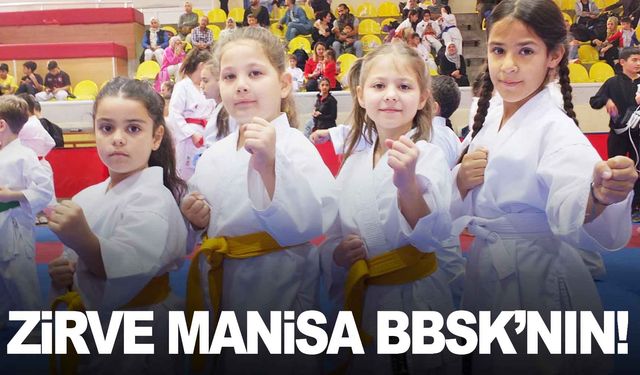 Manisa BBSK Karate Takımı yine zirvede