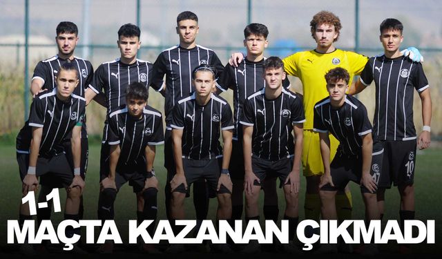 Manisa FK’nın U17’leri, Afyonspor ile berabere kaldı