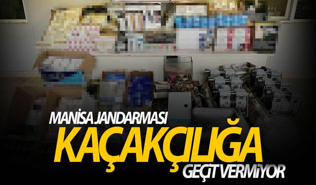 Manisa Jandarmasından kaçak tütün operasyonu