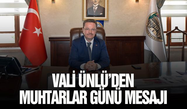 Manisa Valisi Muhtarlar gününü kutladı