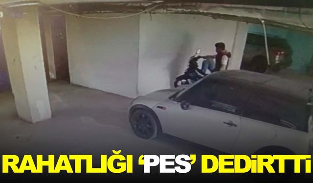 Manisa’da güpegündüz motosiklet hırsızlığı