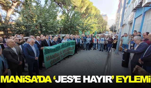 Manisa’da ‘JES’e hayır’ eylemi