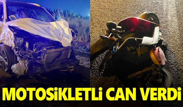 Manisa'da otomobil elektrikli motosiklete çarptı