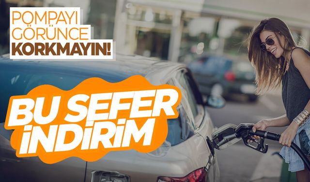 Motorinin ardından benzine indirim geliyor!