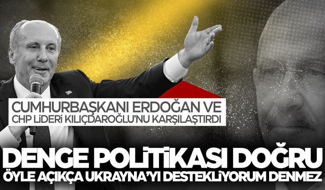 Muharrem İnce'den dış politika çıkışı... İki ismi karşılaştırdı