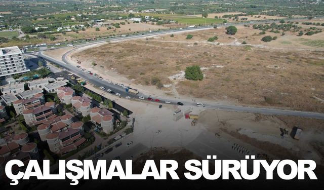 MUOSB Kavşağı'nda çalışmalar sürüyor