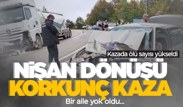 Nişan dönüşü katliam gibi kaza!