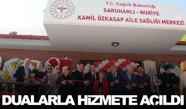 Nuriye’nin aile sağlığı merkezi hizmete girdi