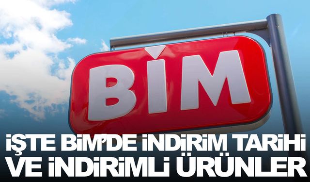 O markette birçok üründe indirim!