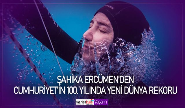 Şahika Ercümen’den Cumhuriyet’in 100. yılında yeni dünya rekoru