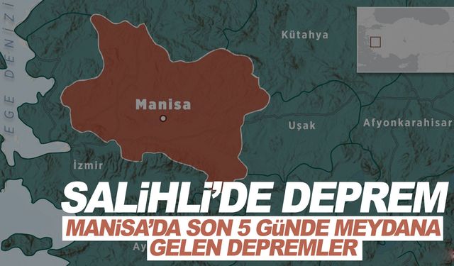 Salihli'de deprem... Manisa son depremler listesi