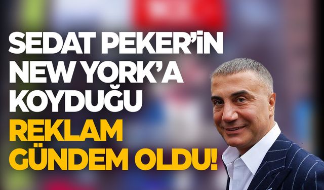 Sedat Peker'in mesajı New York'ta yayınlandı