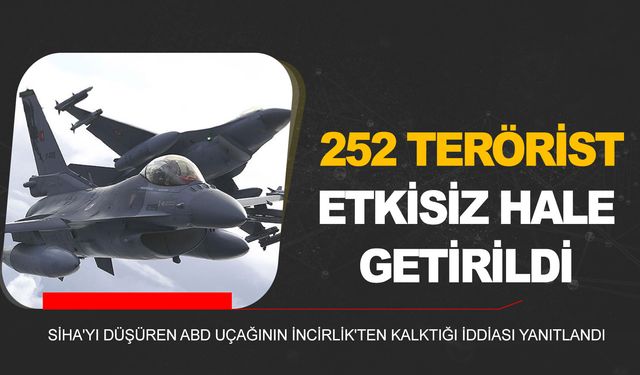 Son bir haftada 252 terörist etkisizleştirildi