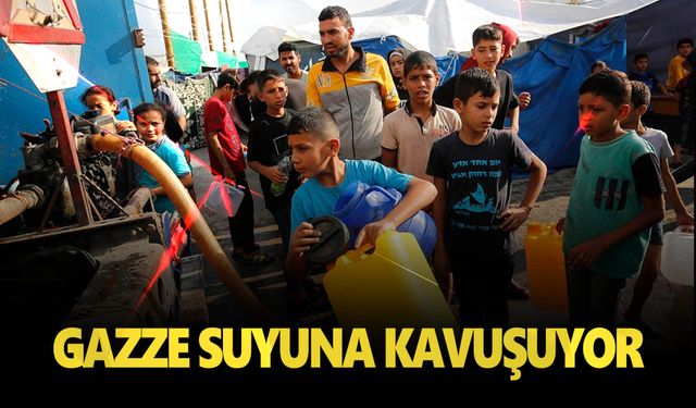 Su krizinin büyüdüğü Gazze’ye yeniden su verilecek