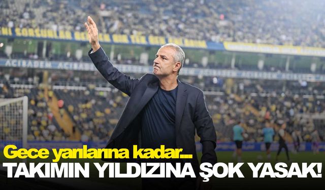 İsmail Kartal’dan takımın yıldızına şok yasak!