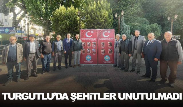 Turgutlulu şehitlerimiz dualarla yâd edildi