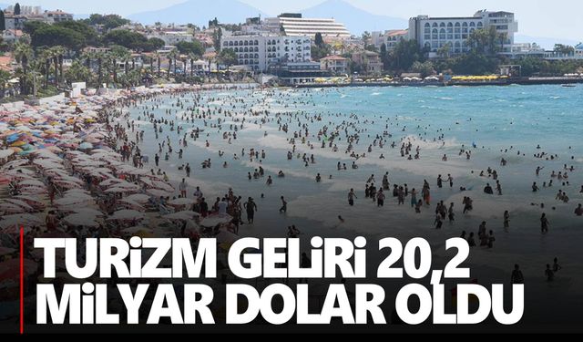 Turizm geliri geçen yılın aynı çeyreğine göre yüzde 13,1 arttı