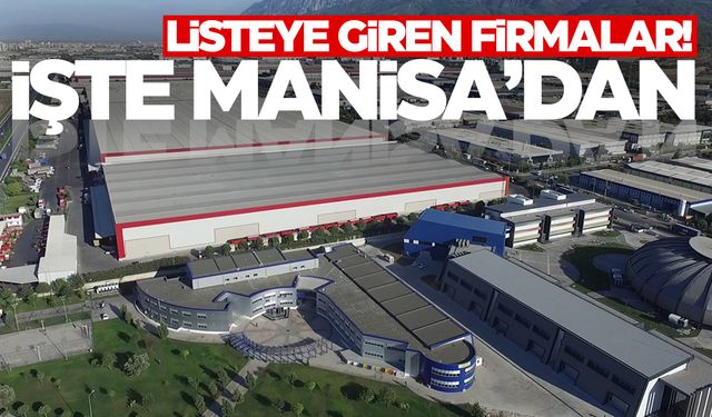 'Türkiye'nin en büyükleri' listesinde Manisa yer alıyor! İşte o firmalar