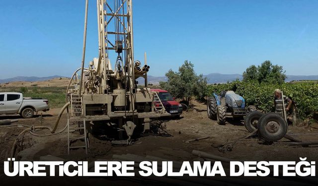 Afşarlı üreticilere sulama desteği