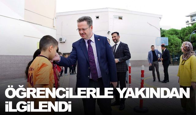 Vali Ünlü, okulları teftişe çıktı