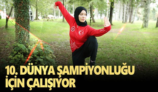 Wushunun şampiyonu Elif Akyüz