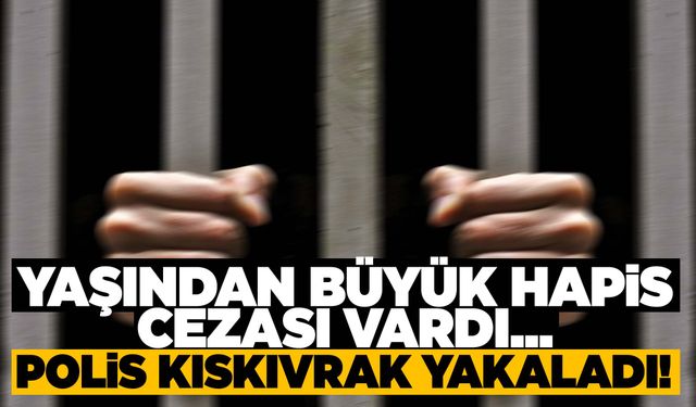 Yaşından büyük hapis cezası vardı… Manisa polisinden kaçamadı!