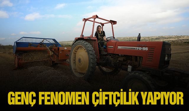 Genç yaşta hem çiftçi hem de sosyal medyada tanındı