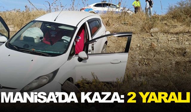 Yola dökülen mıcır kaza getirdi