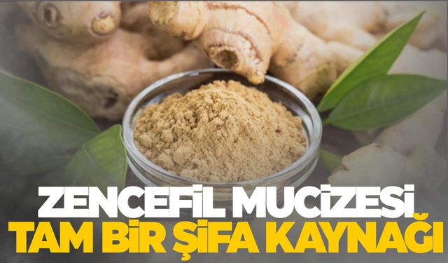 Zencefilin faydaları şaşırtıyor!