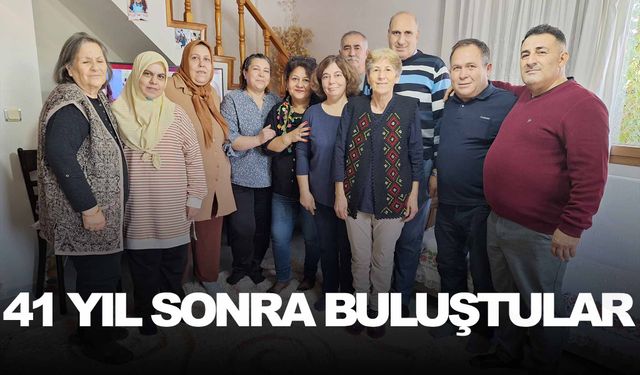 41 yıl sonra buluştular