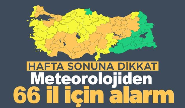 Manisa, İzmir, Aydın, Muğla dikkat! Meteorolojiden sağanak yağış uyarısı!