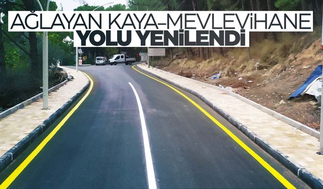 Manisalıların yoğun olarak kullandığı yol yenilendi!