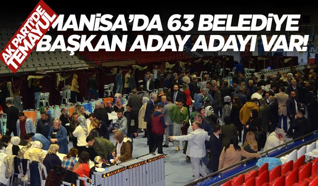 AK Parti Manisa Teşkilatında temayül heyecanı