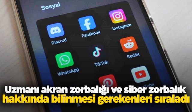 Akran zorbalığı ve siber zorbalık hakkında dikkat edilmesi gerekenler