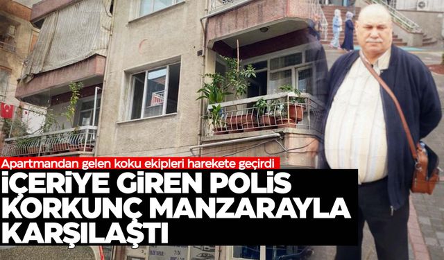 Manisa’da apartmandan gelen koku polisleri harekete geçirdi…  Evinde ölü bulundu!