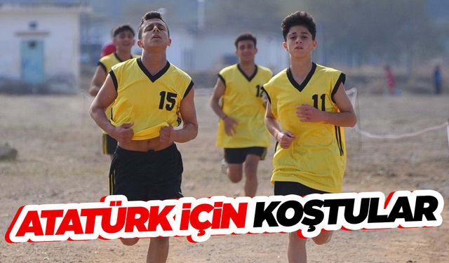 Manisa’da Atatürk için koştular!