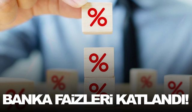 Banka faizleri katlandı!.. 500 bin liraya aylık 18 bin lira faiz!